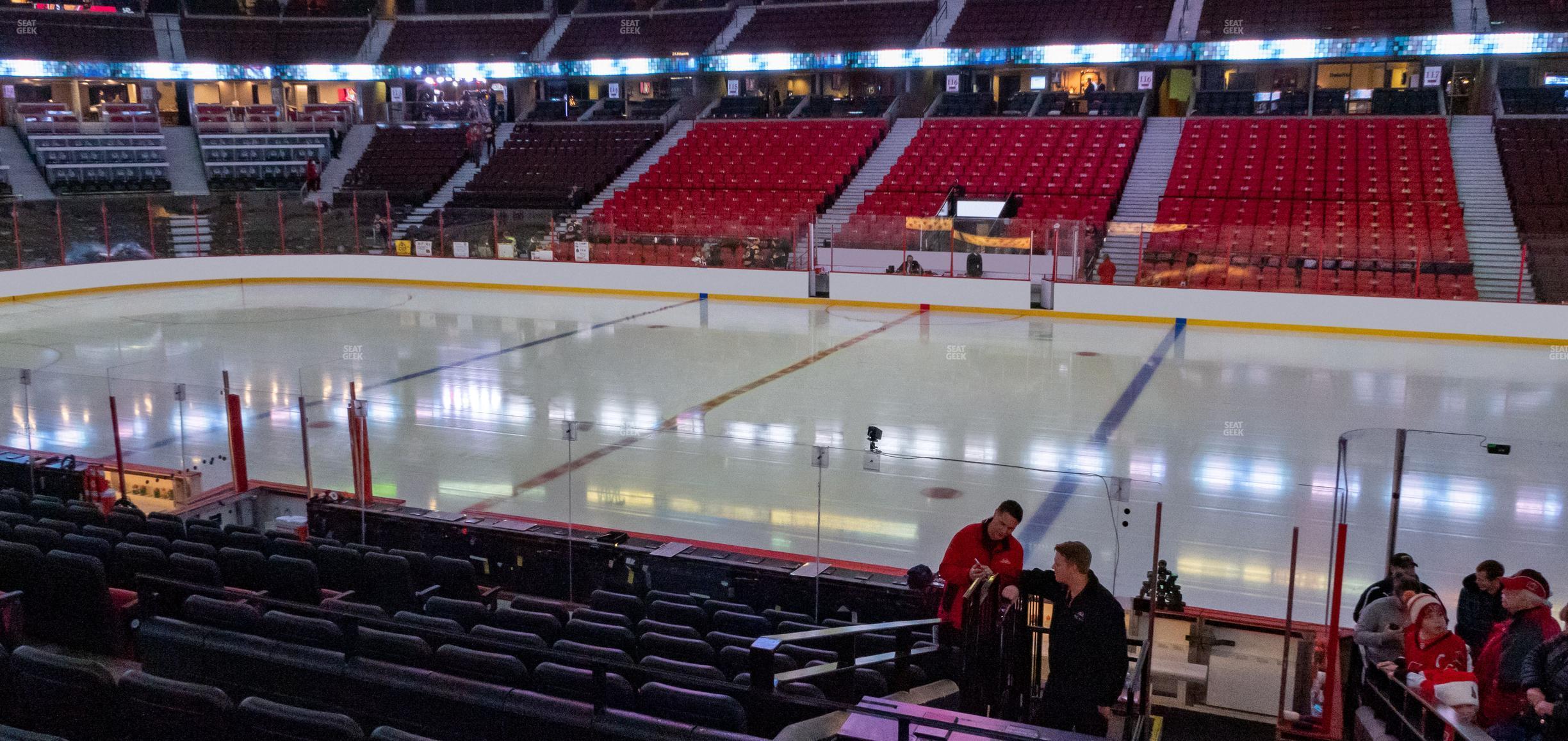 Seating view for Canadian Tire Centre Section 105