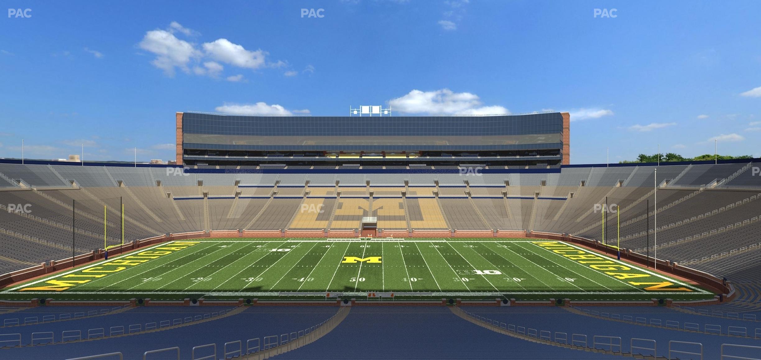 Seating view for Michigan Stadium Section 23