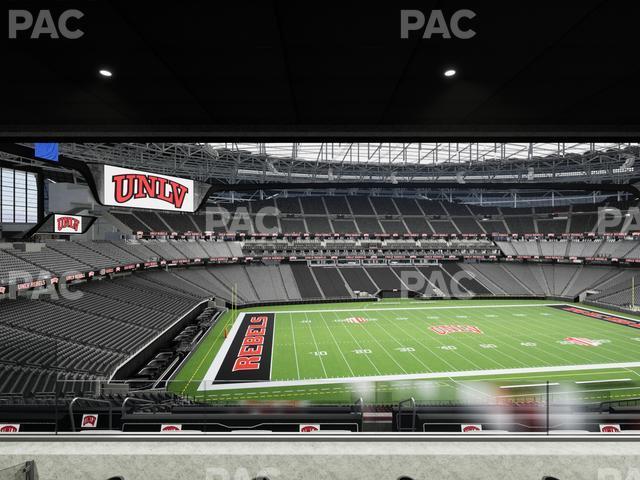 Seating view for Allegiant Stadium Section West Suite 2060