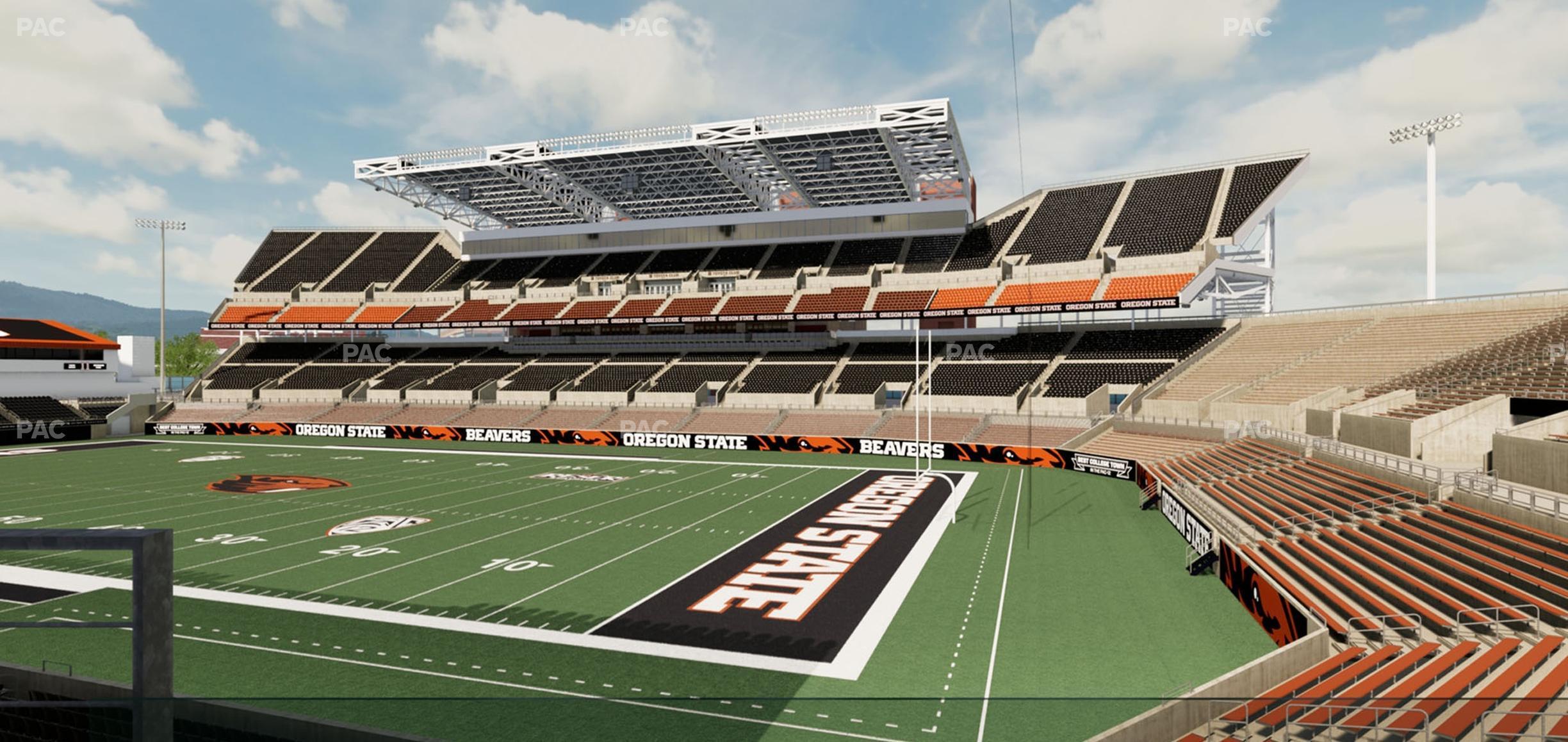 Seating view for Reser Stadium Section West Loge 1