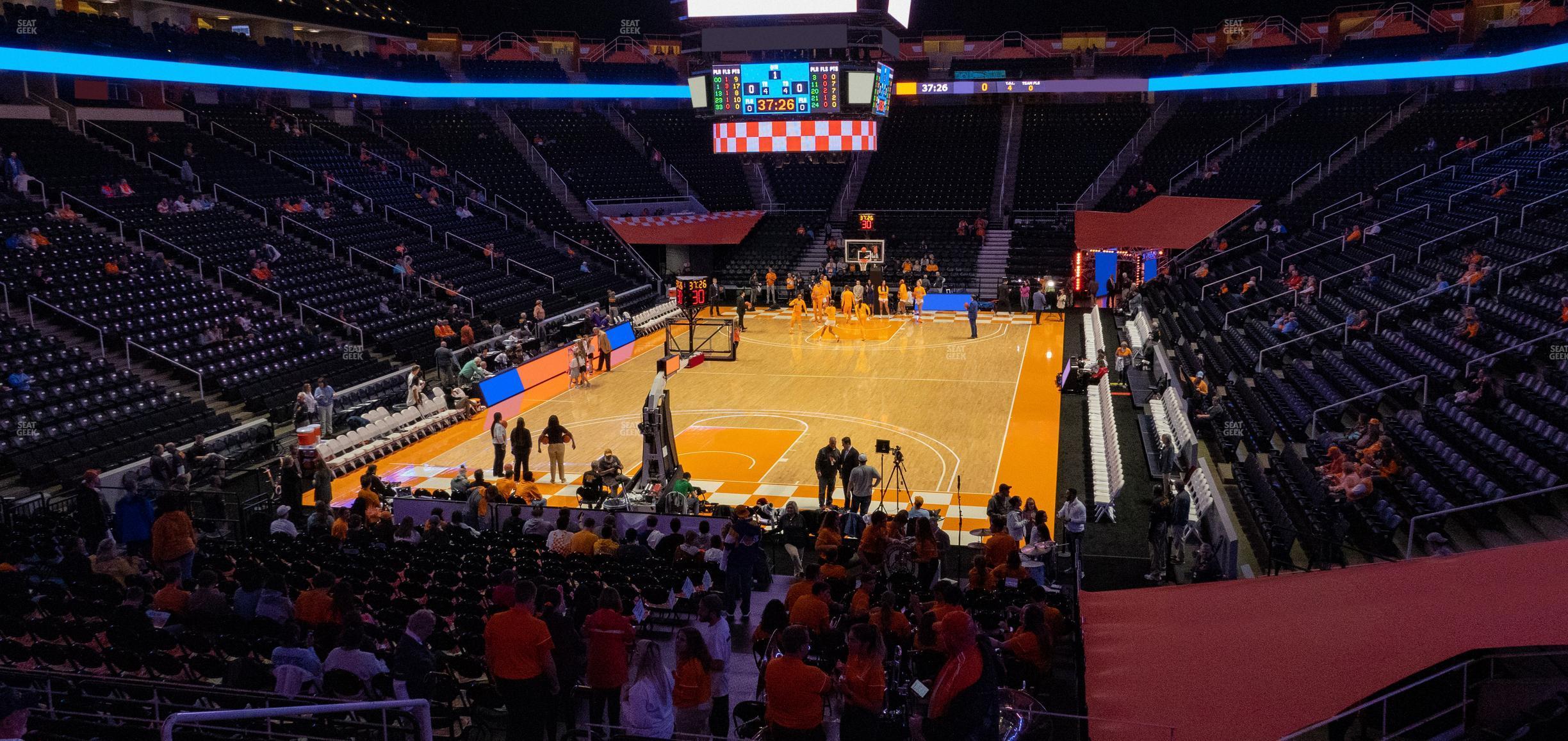 Seating view for Thompson-Boling Arena at Food City Center Section 128