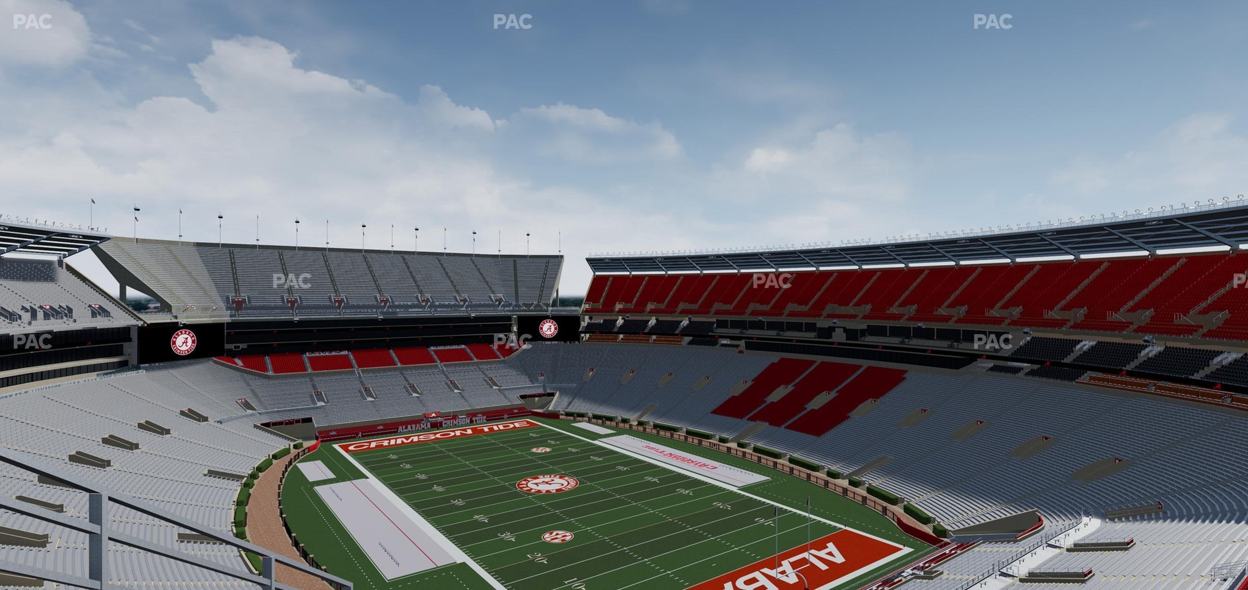 Seating view for Bryant Denny Stadium Section Nn 13