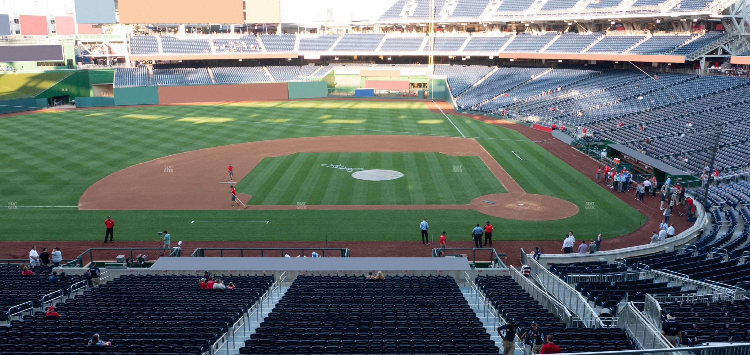 Seating view for Nationals Park Section Fis Champions Club 209