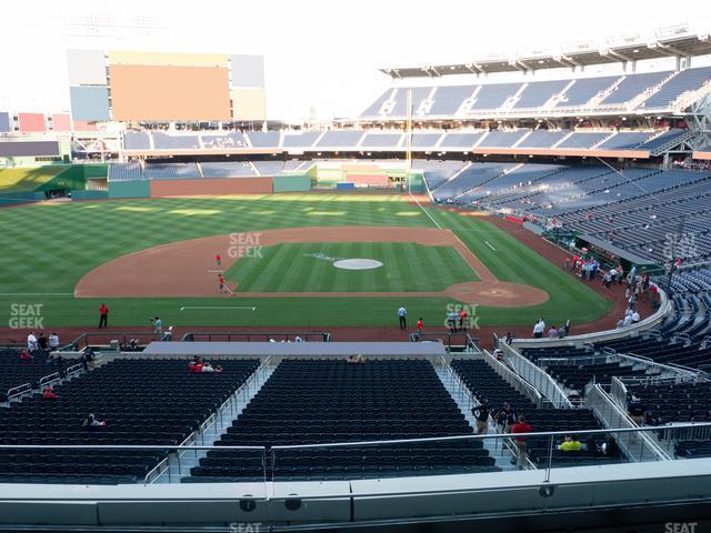 Seating view for Nationals Park Section Fis Champions Club 209