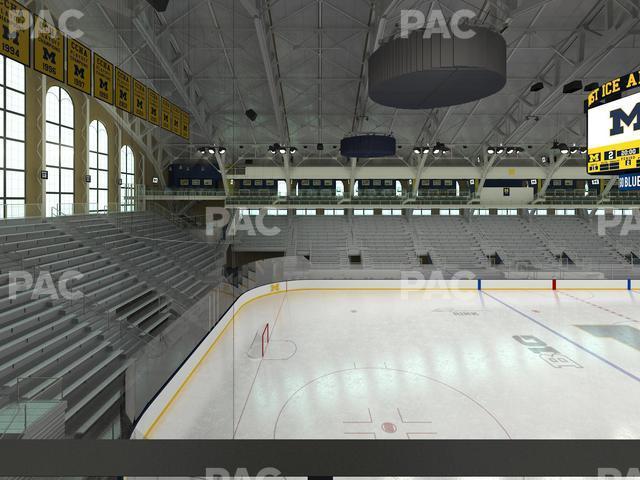 Seating view for Yost Arena Section 218