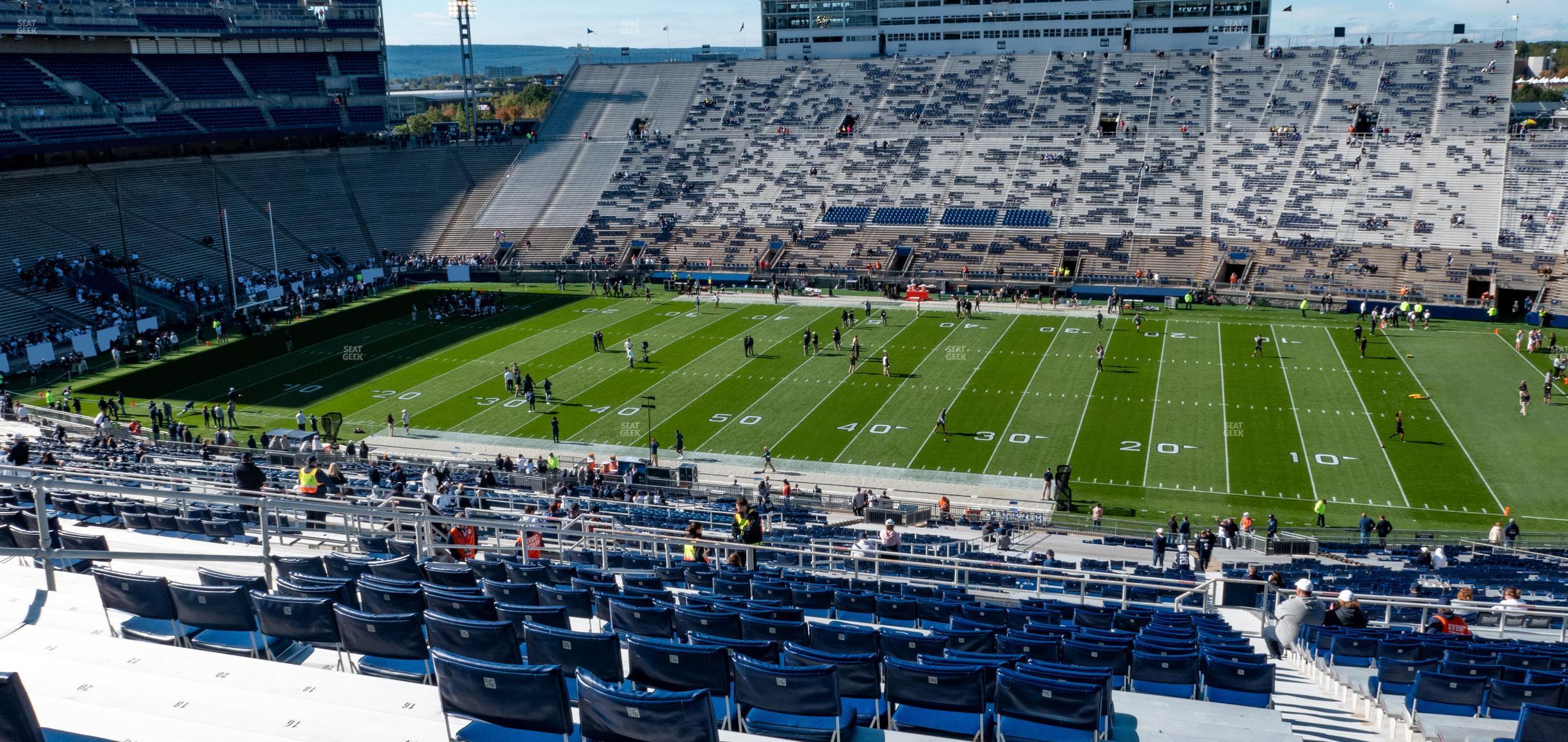 Seating view for Beaver Stadium Section East H Upper