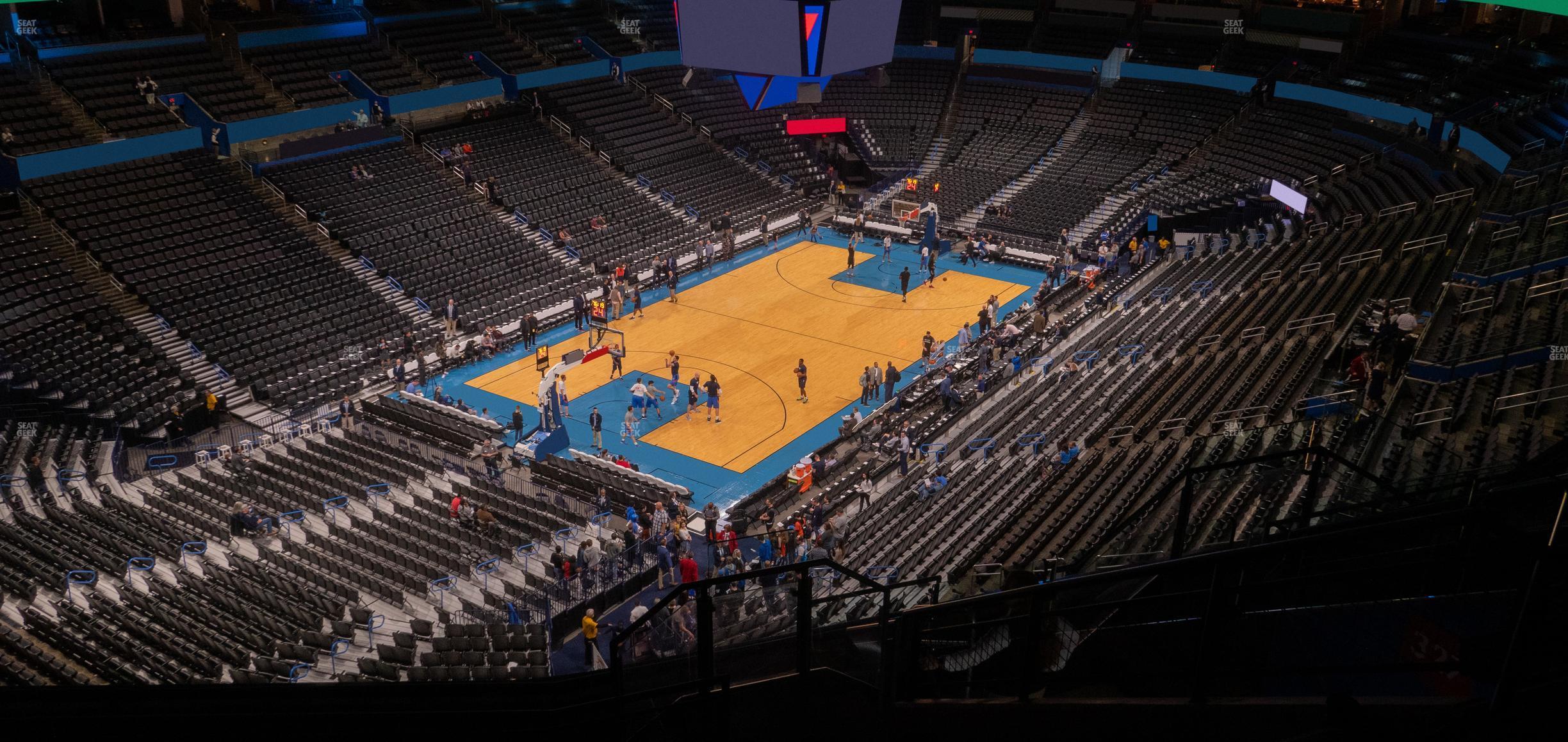 Seating view for Paycom Center Section 328