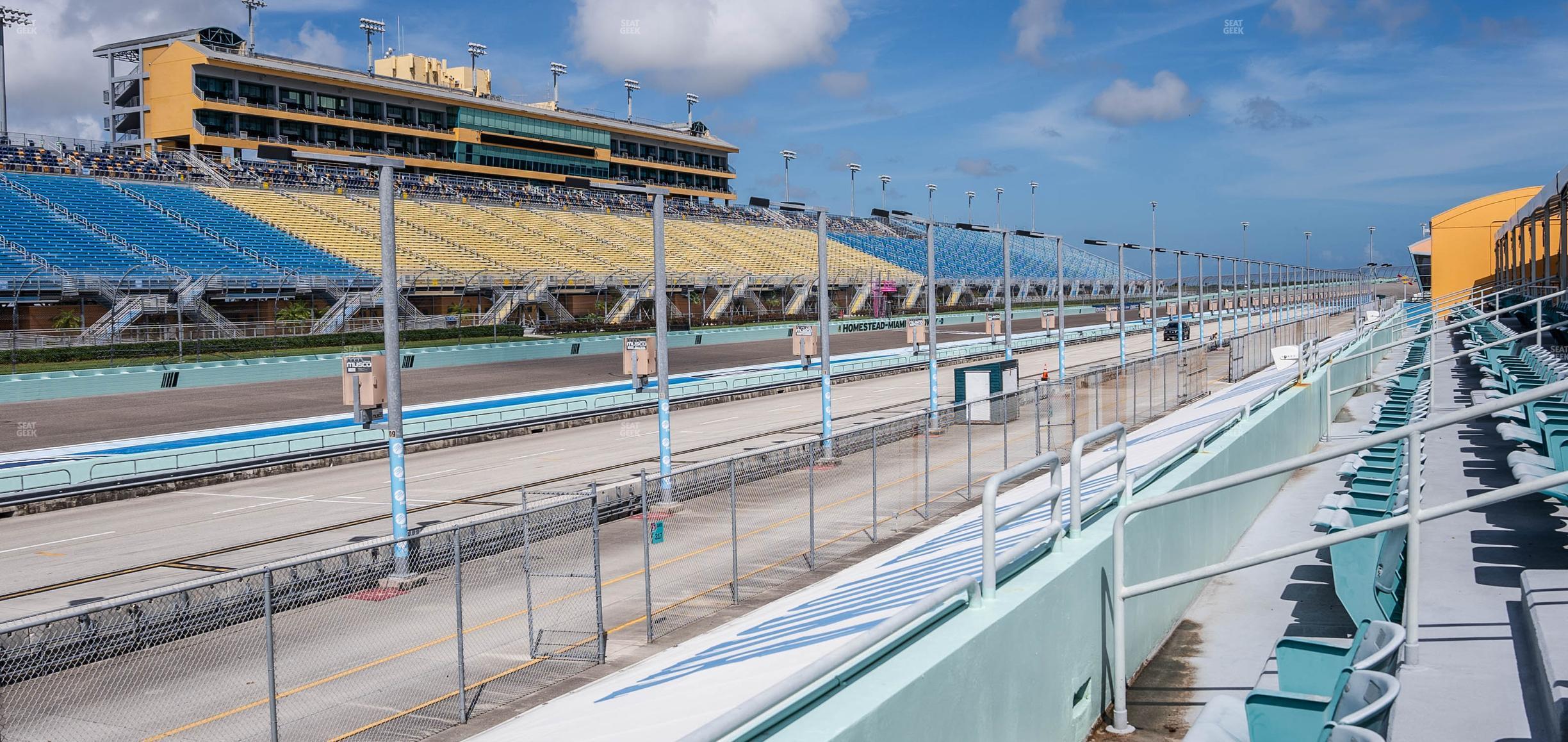 Seating view for Homestead-Miami Speedway Section Pit Road Cabana 3