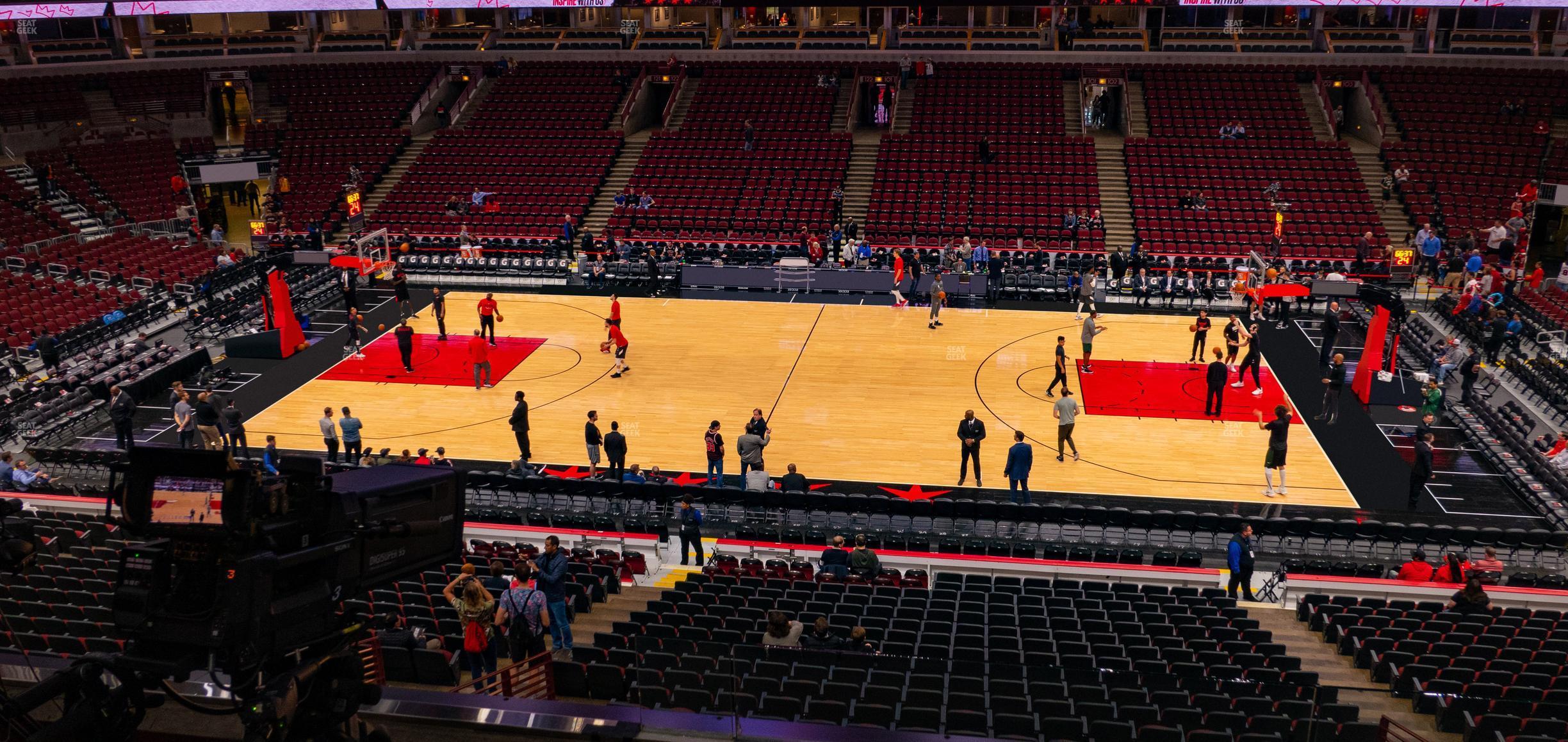 Seating view for United Center Section 217