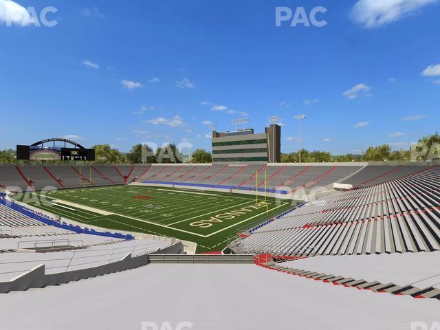 Seating view for War Memorial Stadium (Little Rock) Section 40