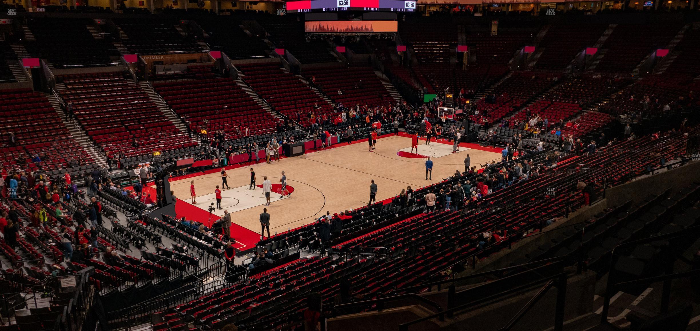 Seating view for Moda Center Section 219