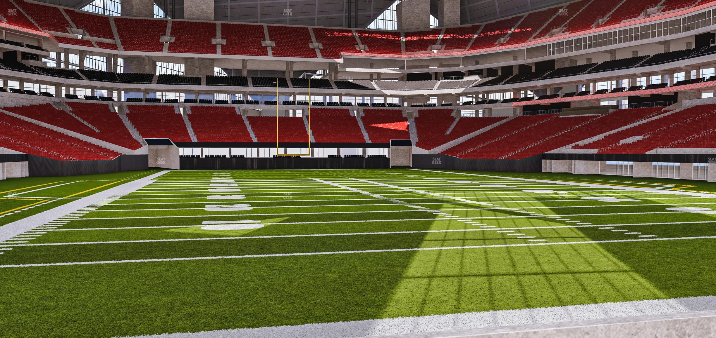 Seating view for Mercedes-Benz Stadium Section East Field Suite 7