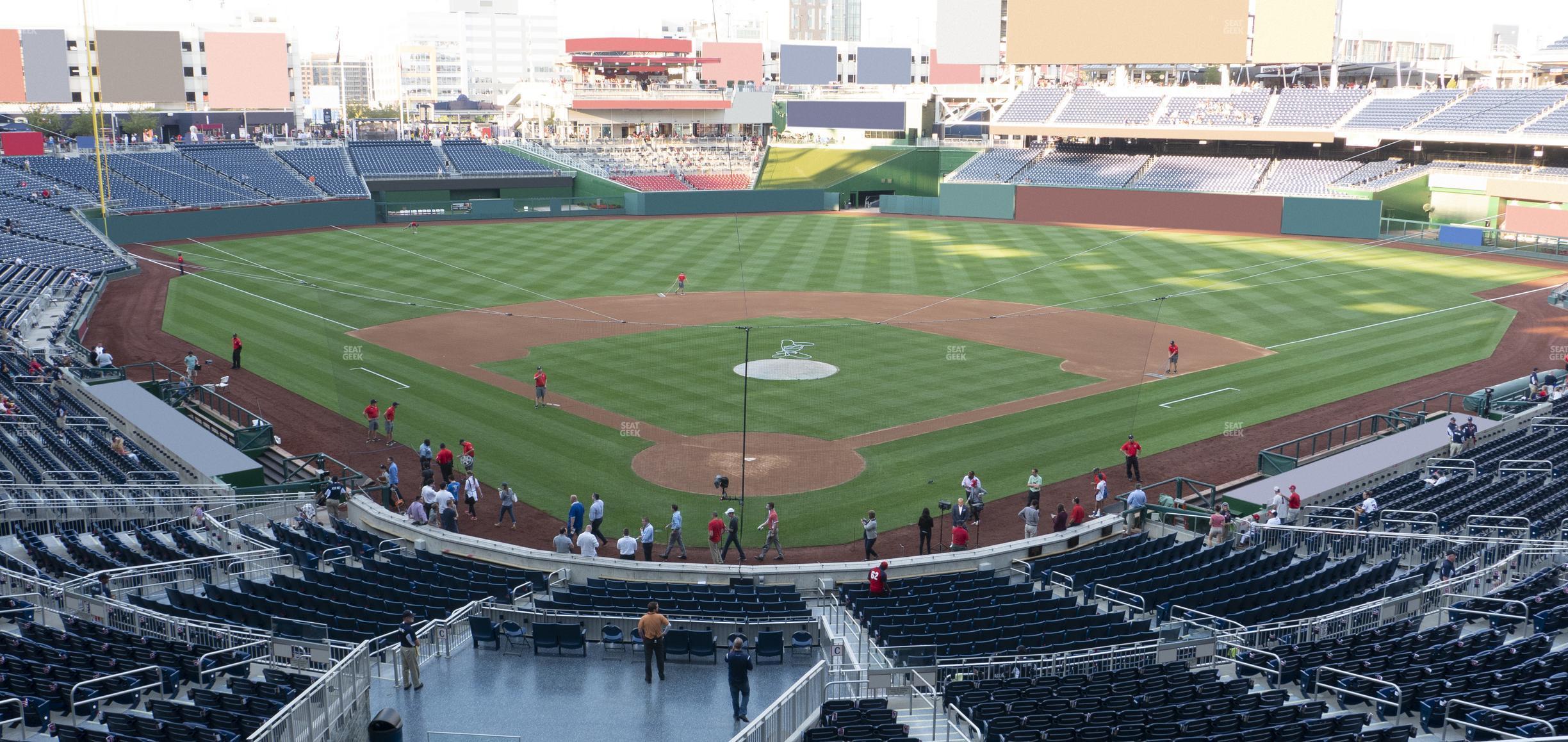 Seating view for Nationals Park Section Fis Champions Club 214