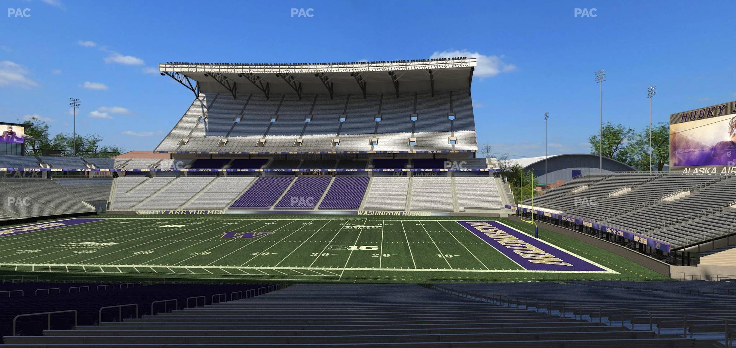 Seating view for Husky Stadium Section 104