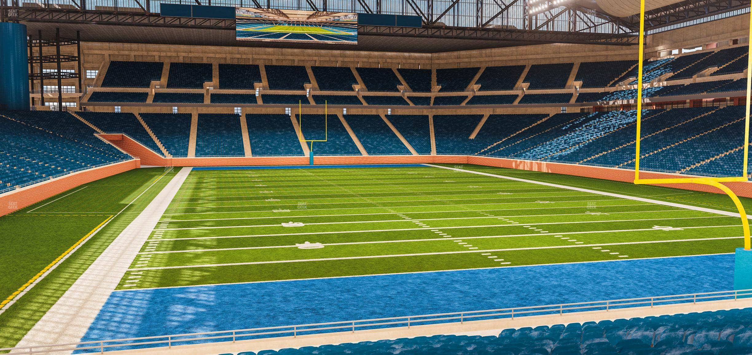 Seating view for Ford Field Section 115