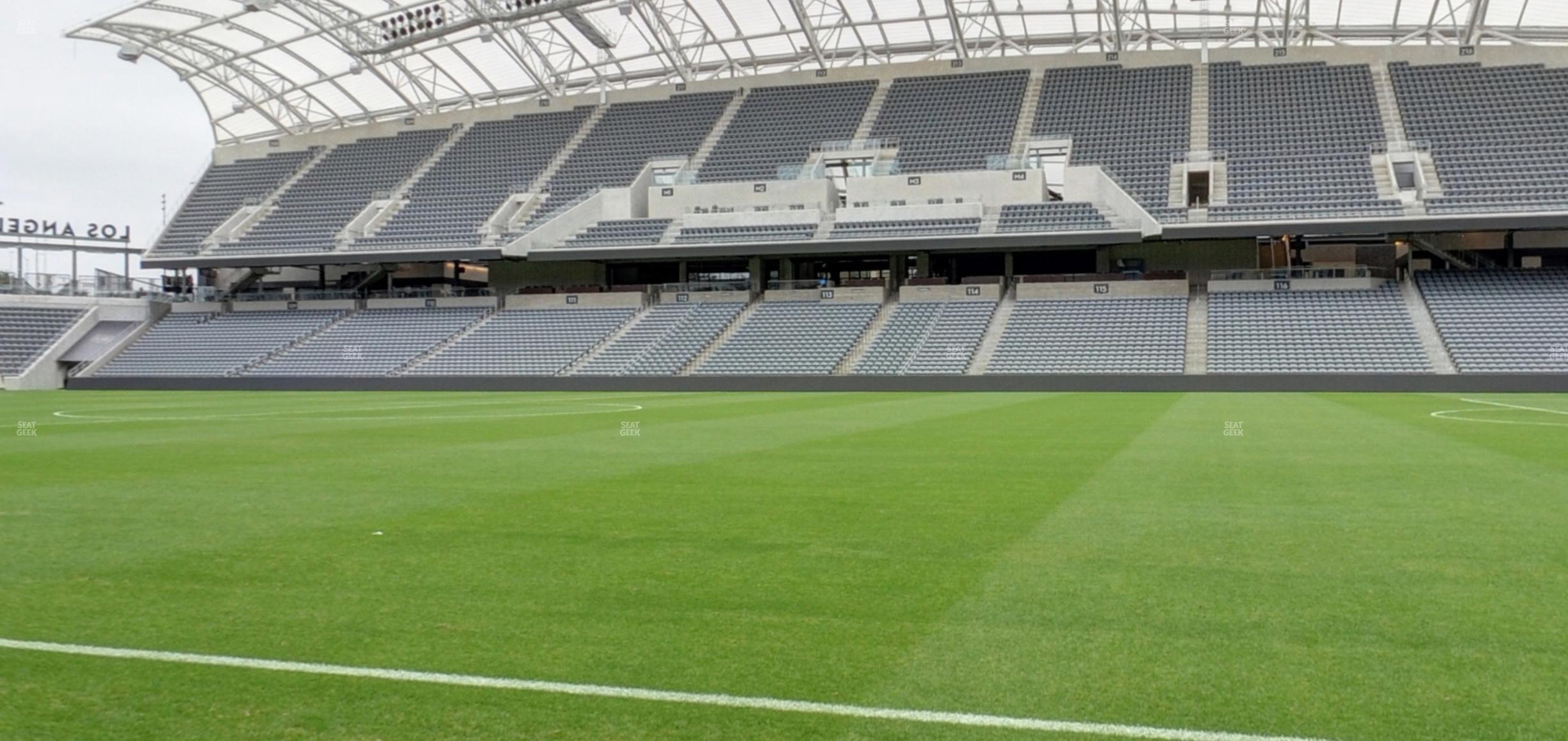 Seating view for BMO Stadium Section Field Suite 5