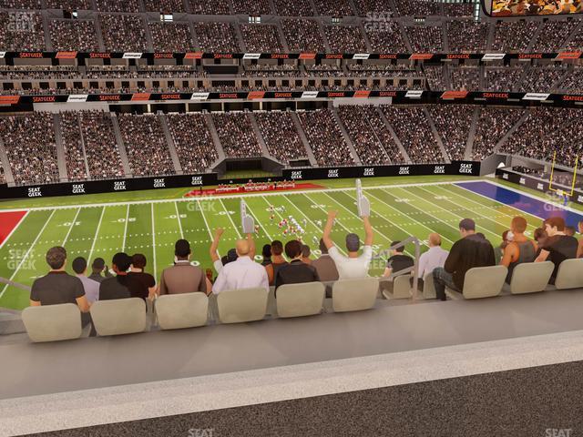 Seating view for Allegiant Stadium Section East Suite 2022