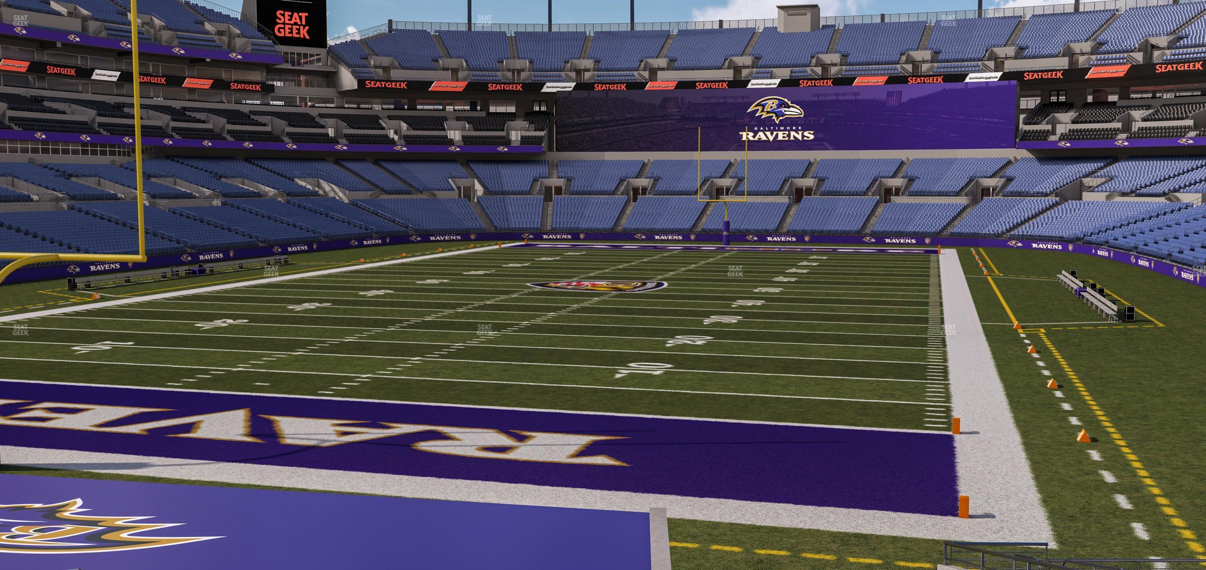 Seating view for M&T Bank Stadium Section 111