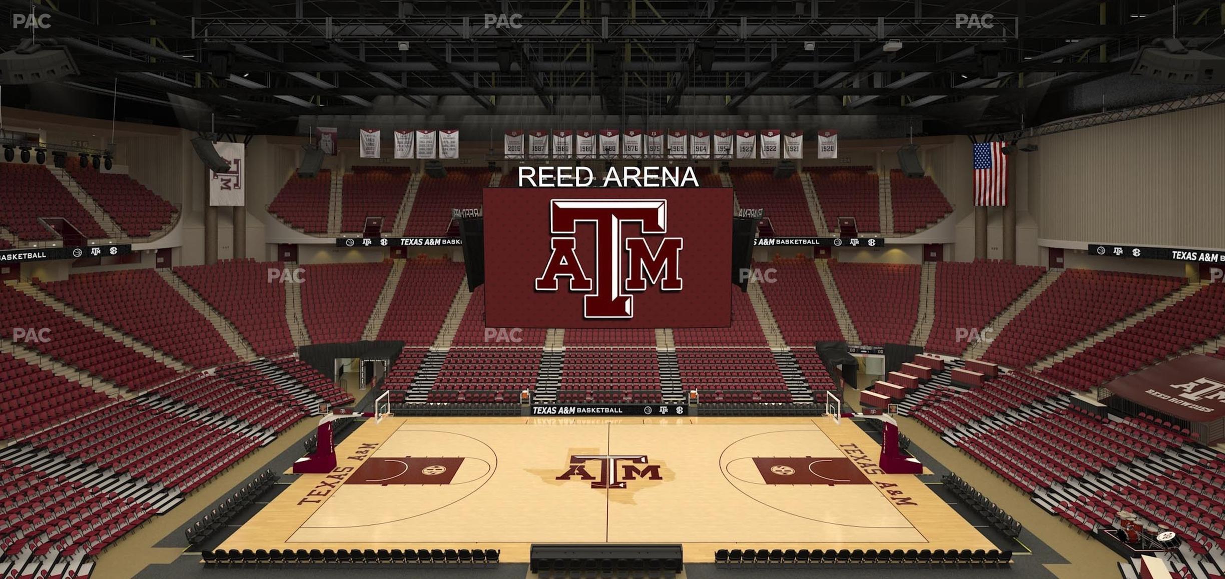 Seating view for Reed Arena Section 205