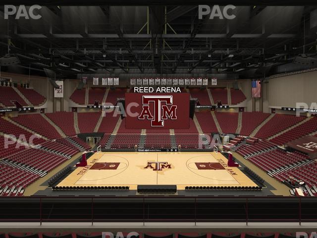 Seating view for Reed Arena Section 205