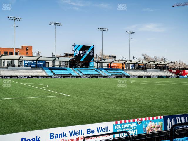 Seating view for Weidner Field Section 108