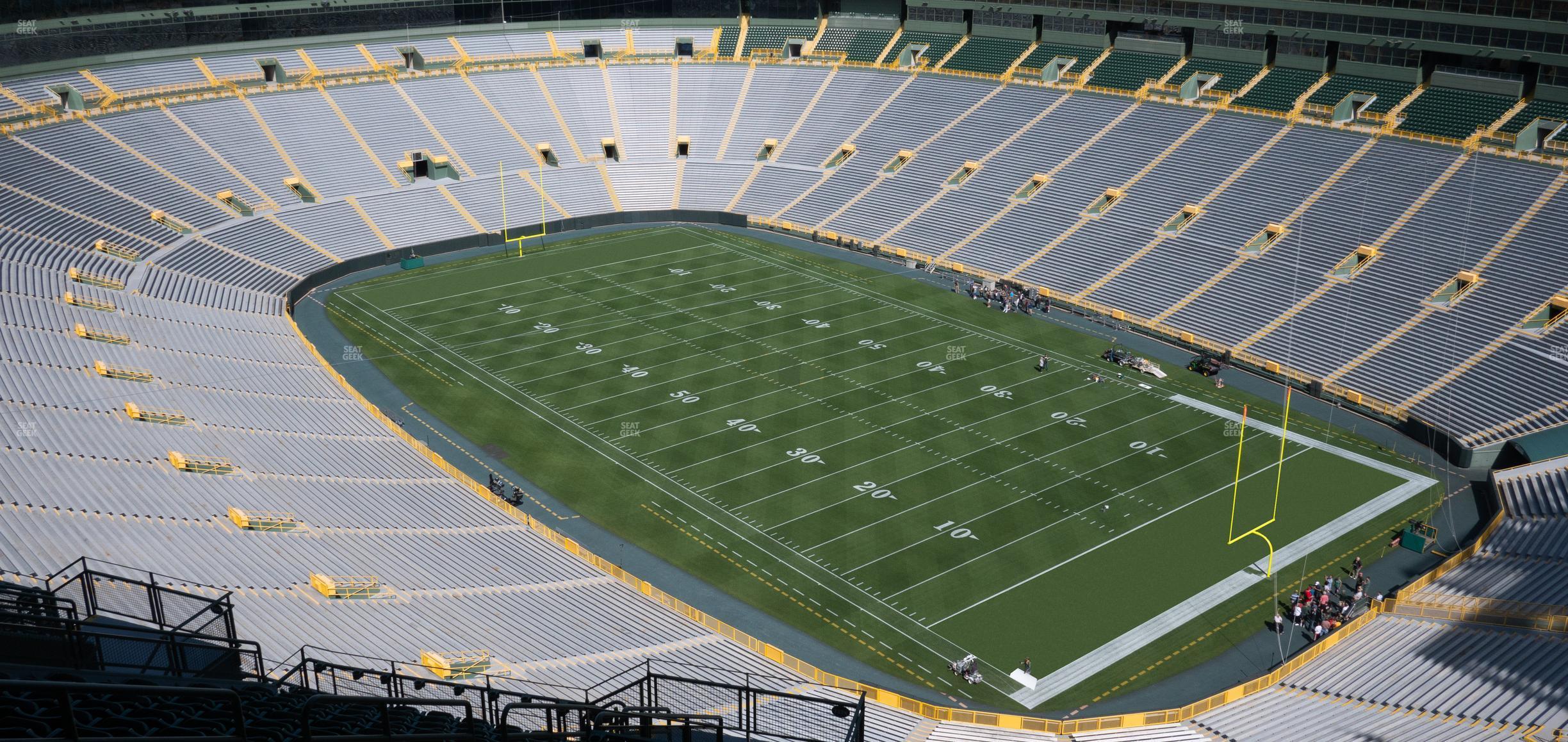 Seating view for Lambeau Field Section 734 S