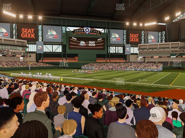 Seating view for Chase Field Section 126