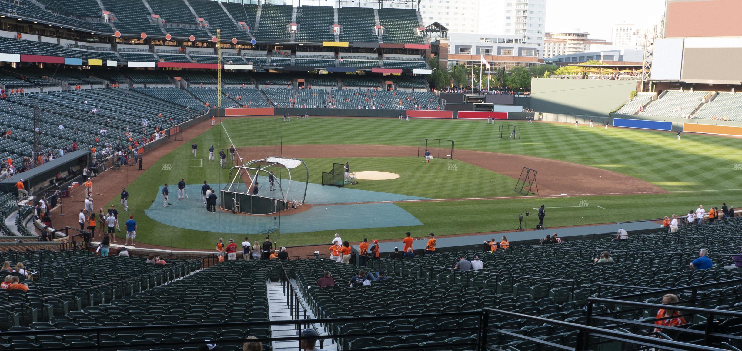 Seating view for Oriole Park at Camden Yards Section 29