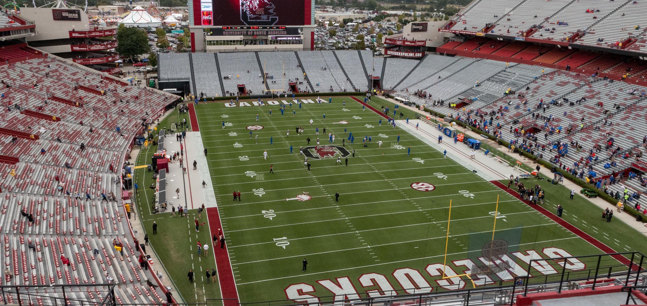 Seating view for Williams Brice Stadium Section 902