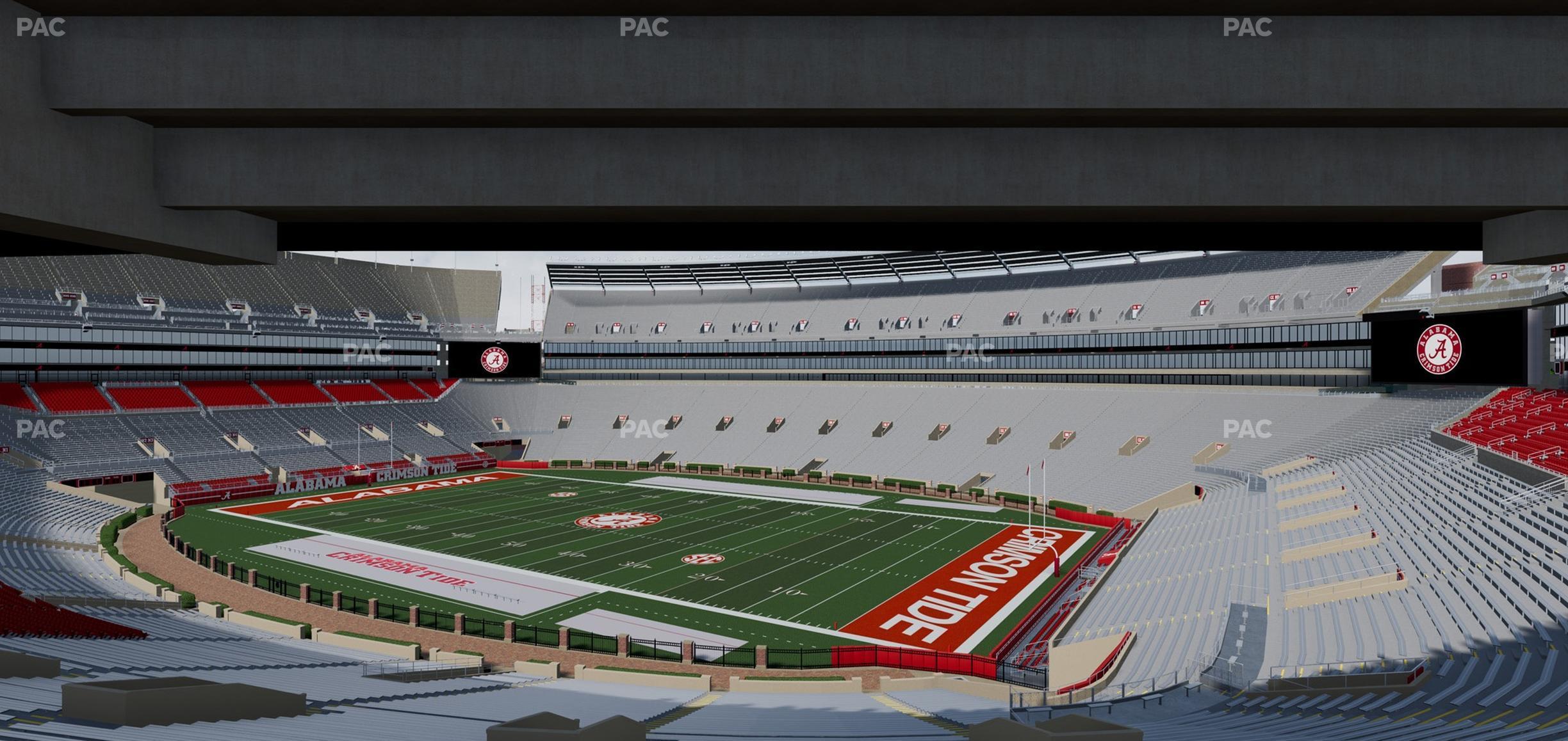 Seating view for Bryant Denny Stadium Section Loge Box 12