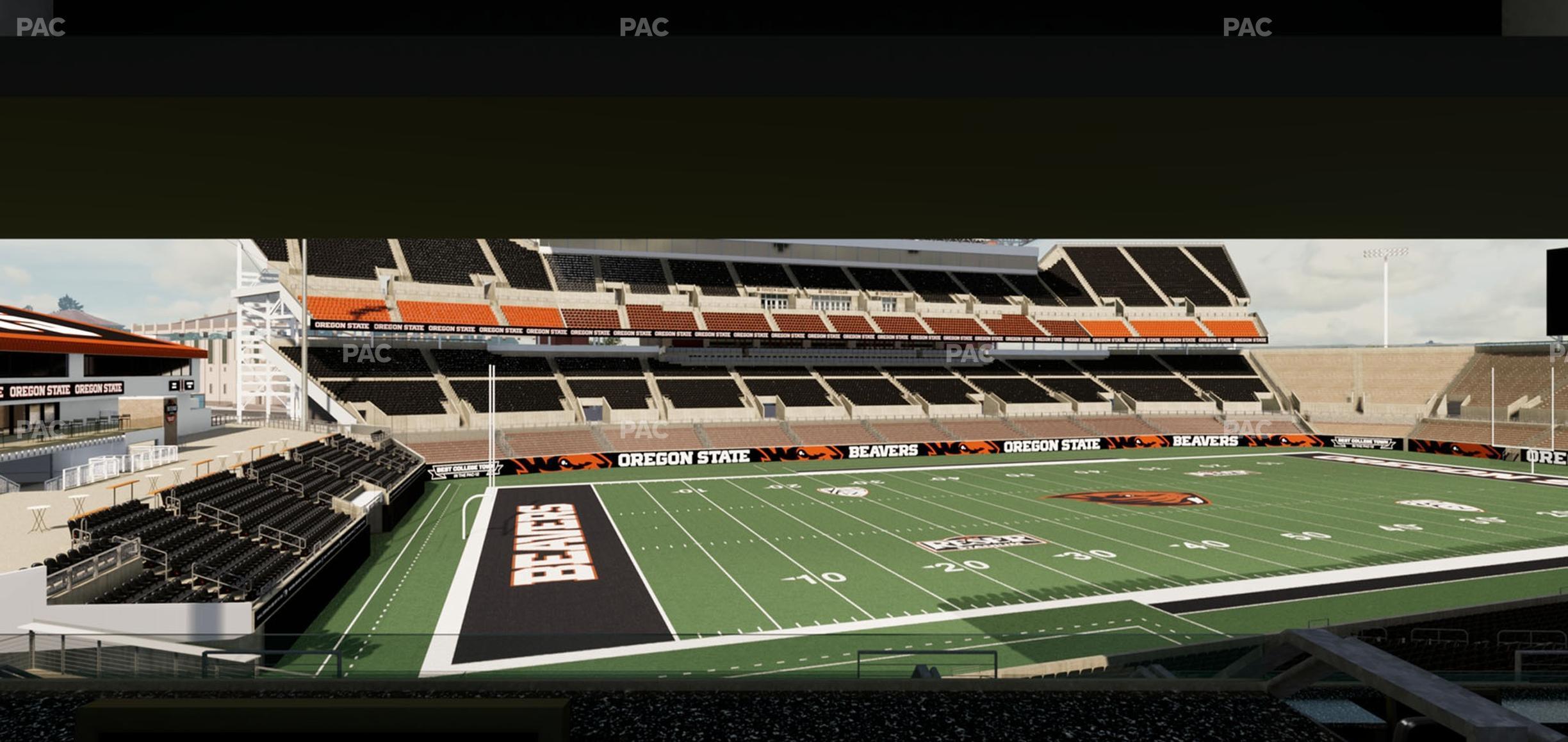 Seating view for Reser Stadium Section West Loge 30