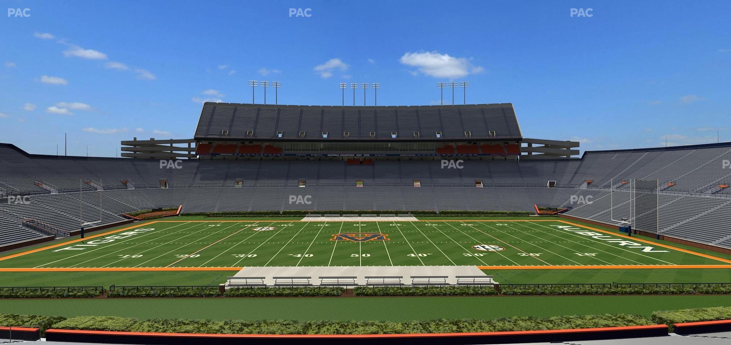 Seating view for Jordan-Hare Stadium Section 29