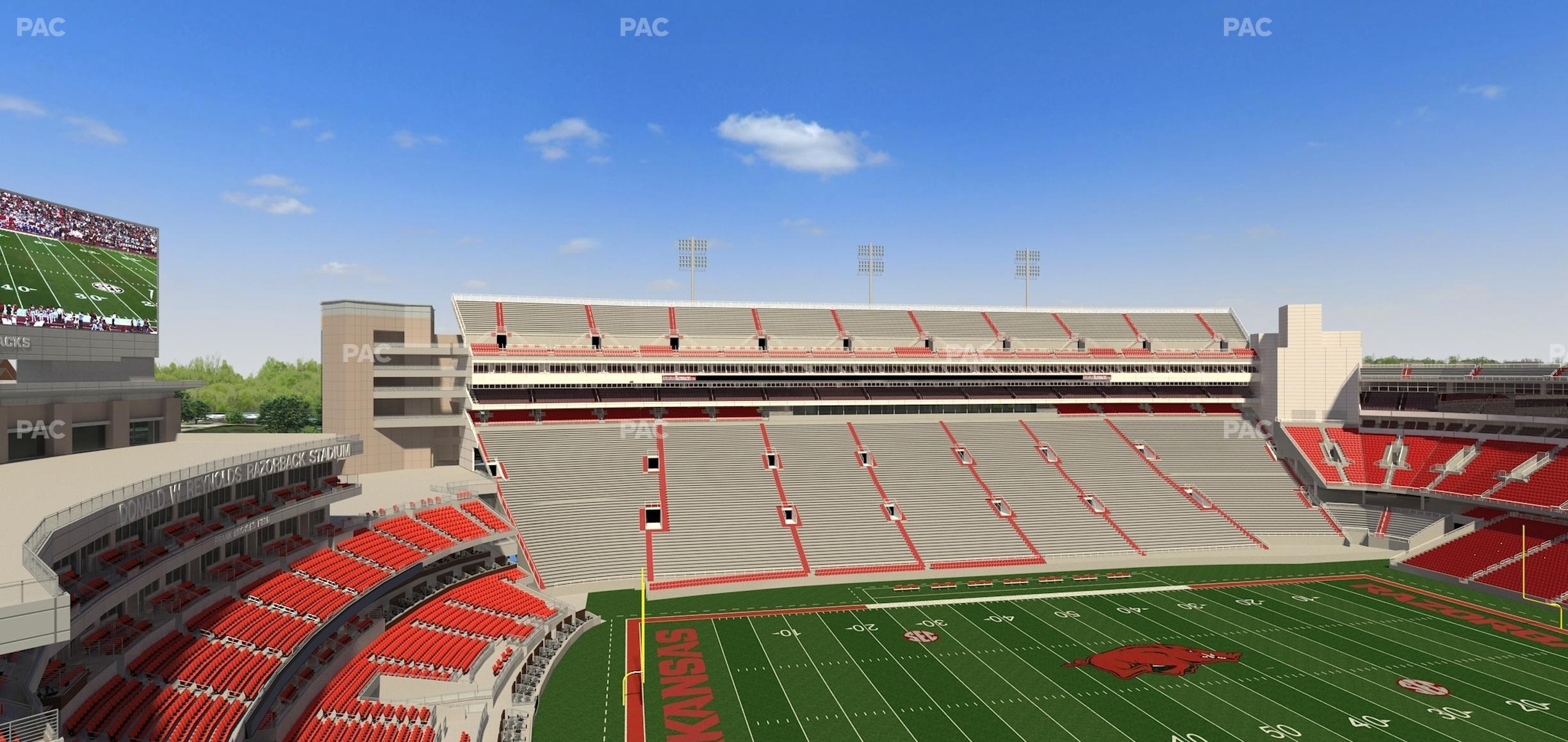 Seating view for Razorback Stadium Section 507 2