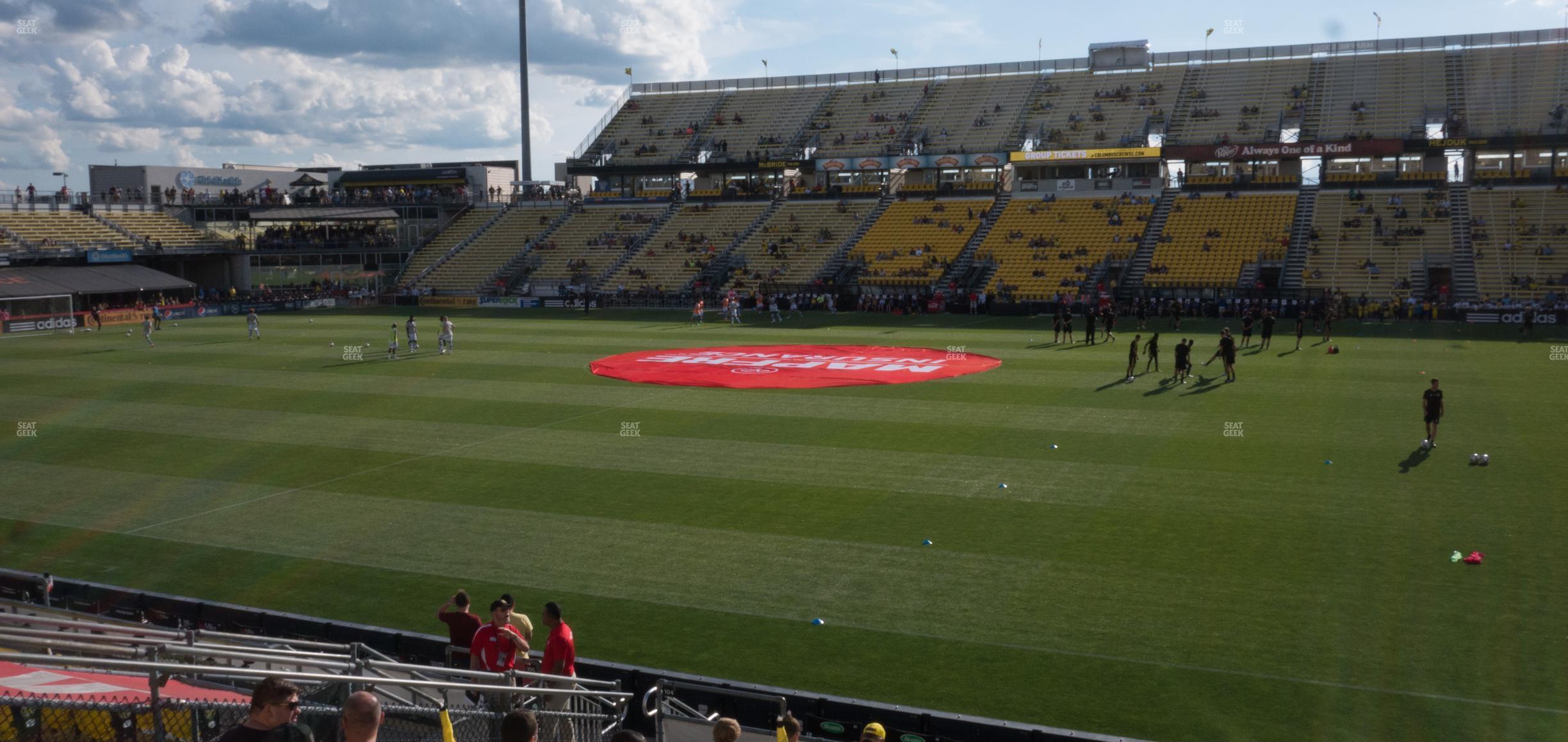 Seating view for Historic Crew Stadium Section 104