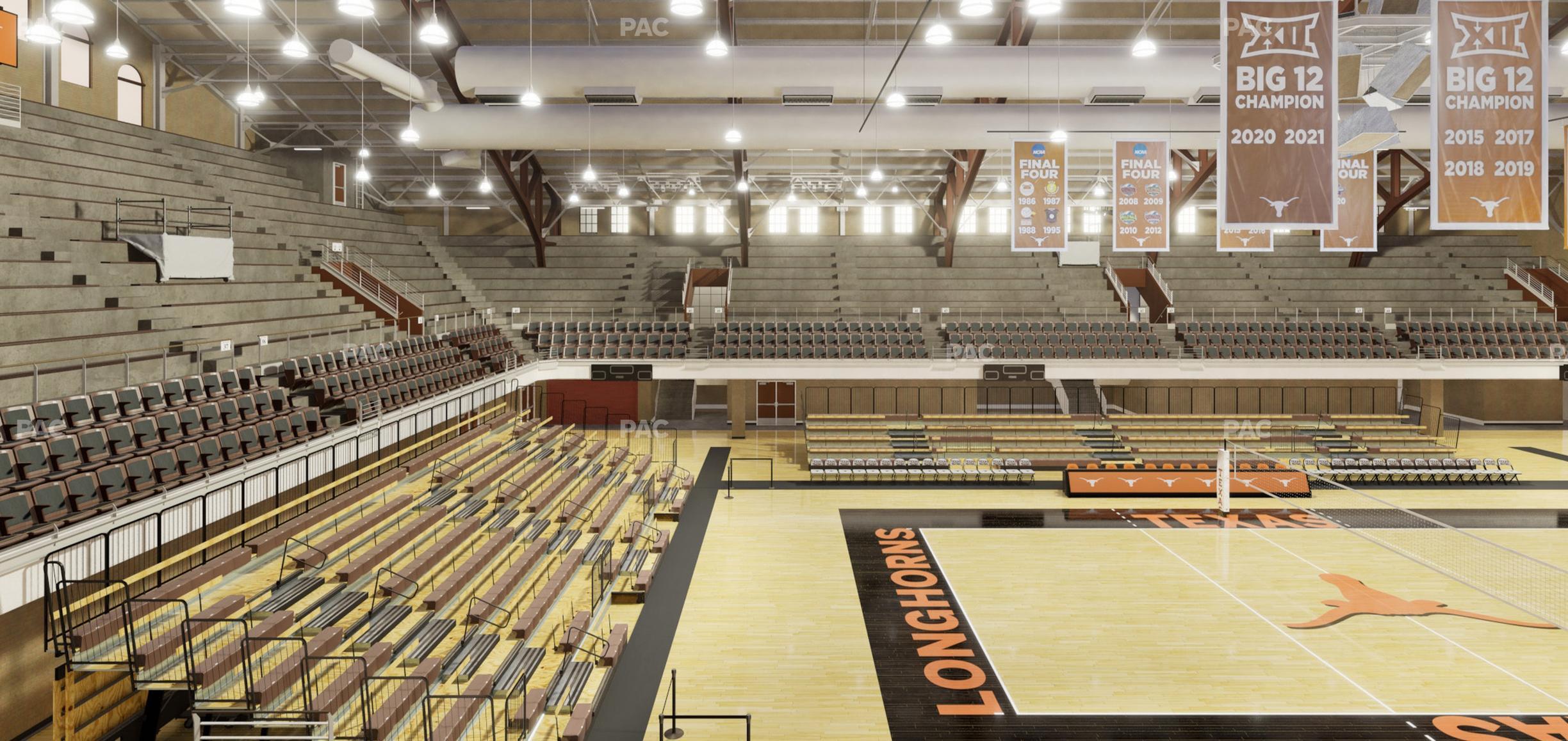 Seating view for Gregory Gym Section Bench 134