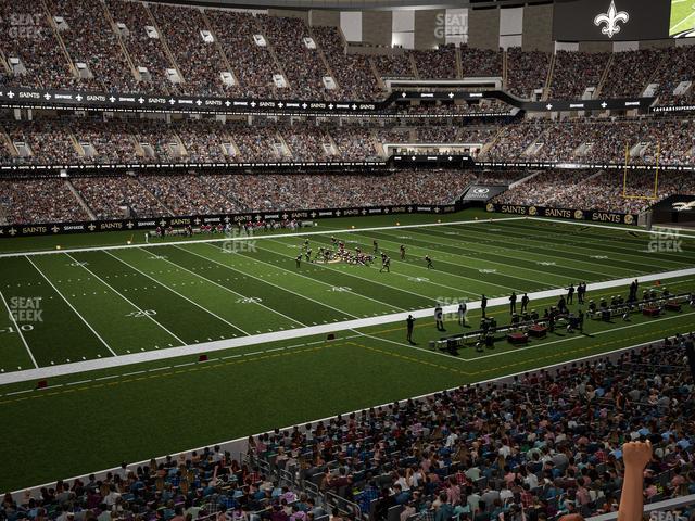 Seating view for Caesars Superdome Section 271