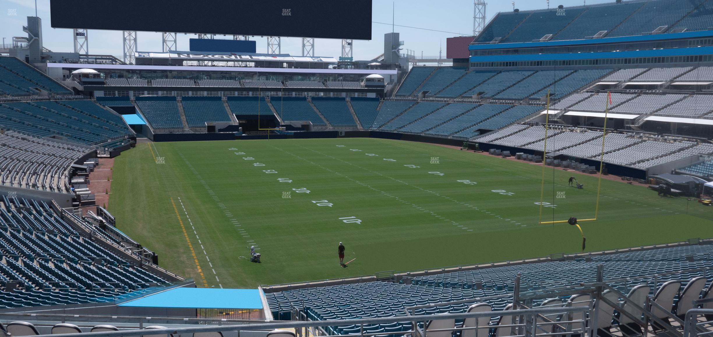 Seating view for EverBank Stadium Section 226