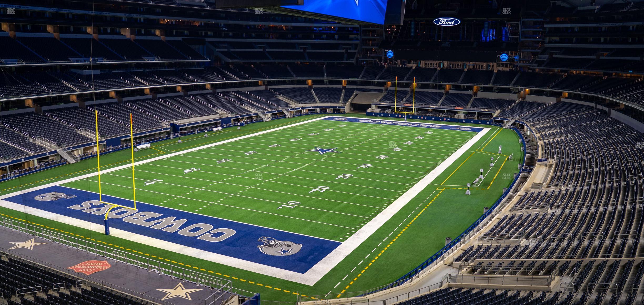 Seating view for AT&T Stadium Section 319