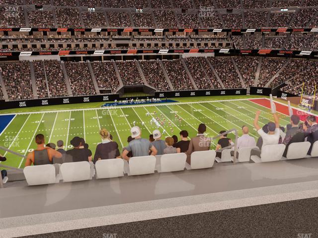 Seating view for Allegiant Stadium Section West Suite 2056