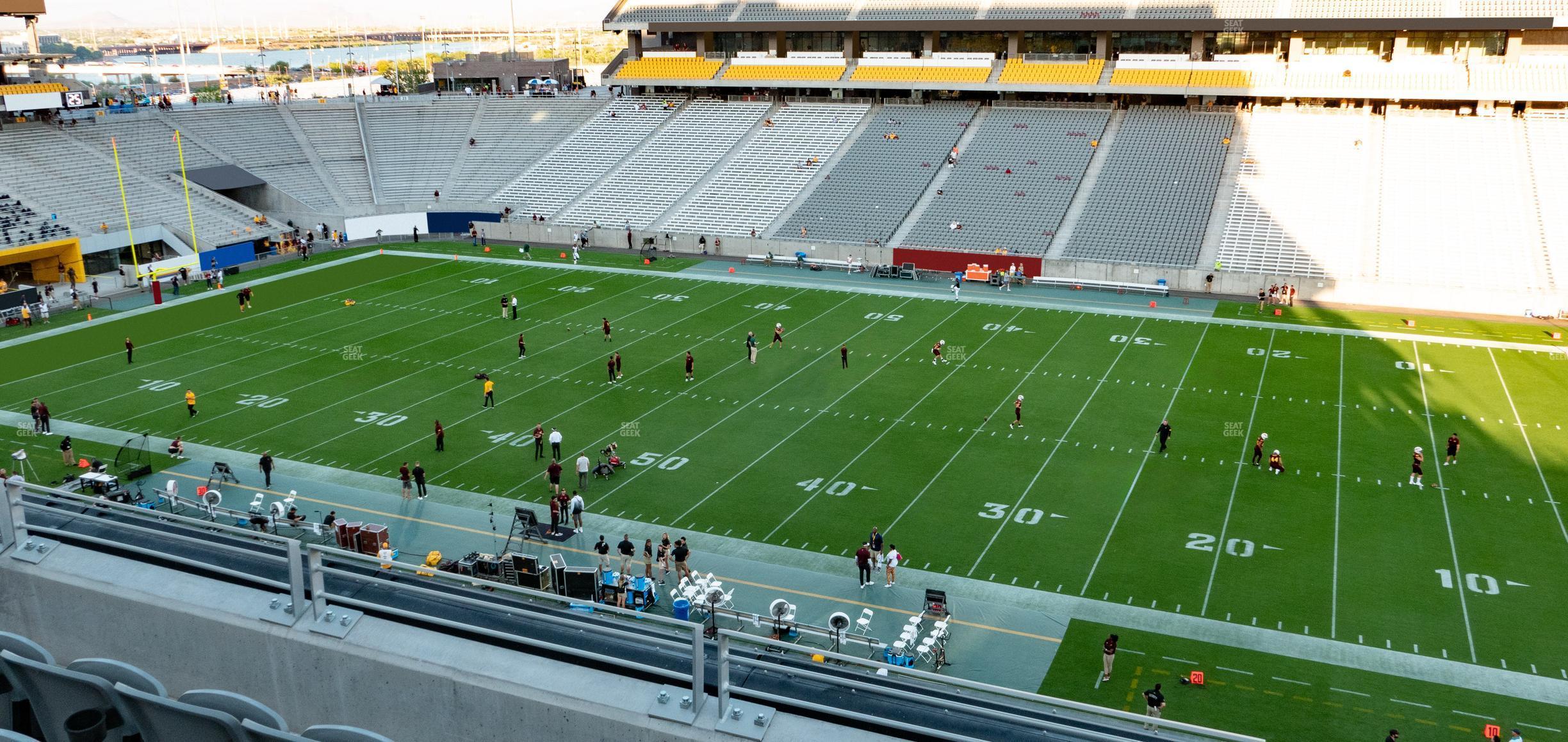 Seating view for Mountain America Stadium Section 202