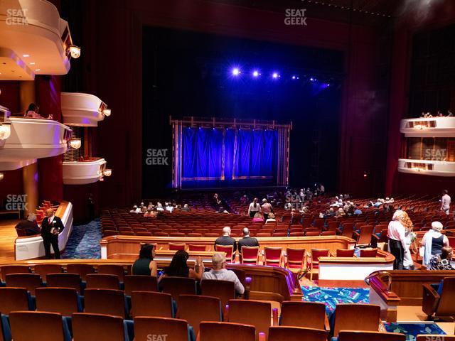 Seating view for Au-Rene Theater at the Broward Center Section Orchestra Left