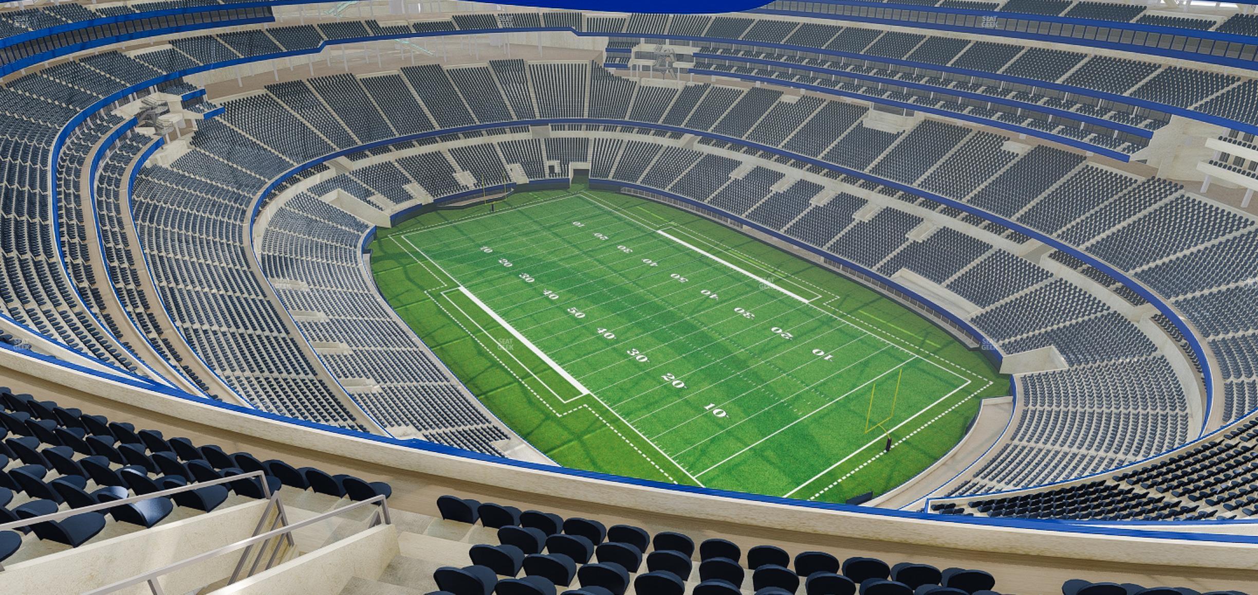 Seating view for SoFi Stadium Section 549