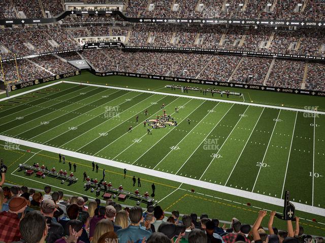 Seating view for Caesars Superdome Section 611