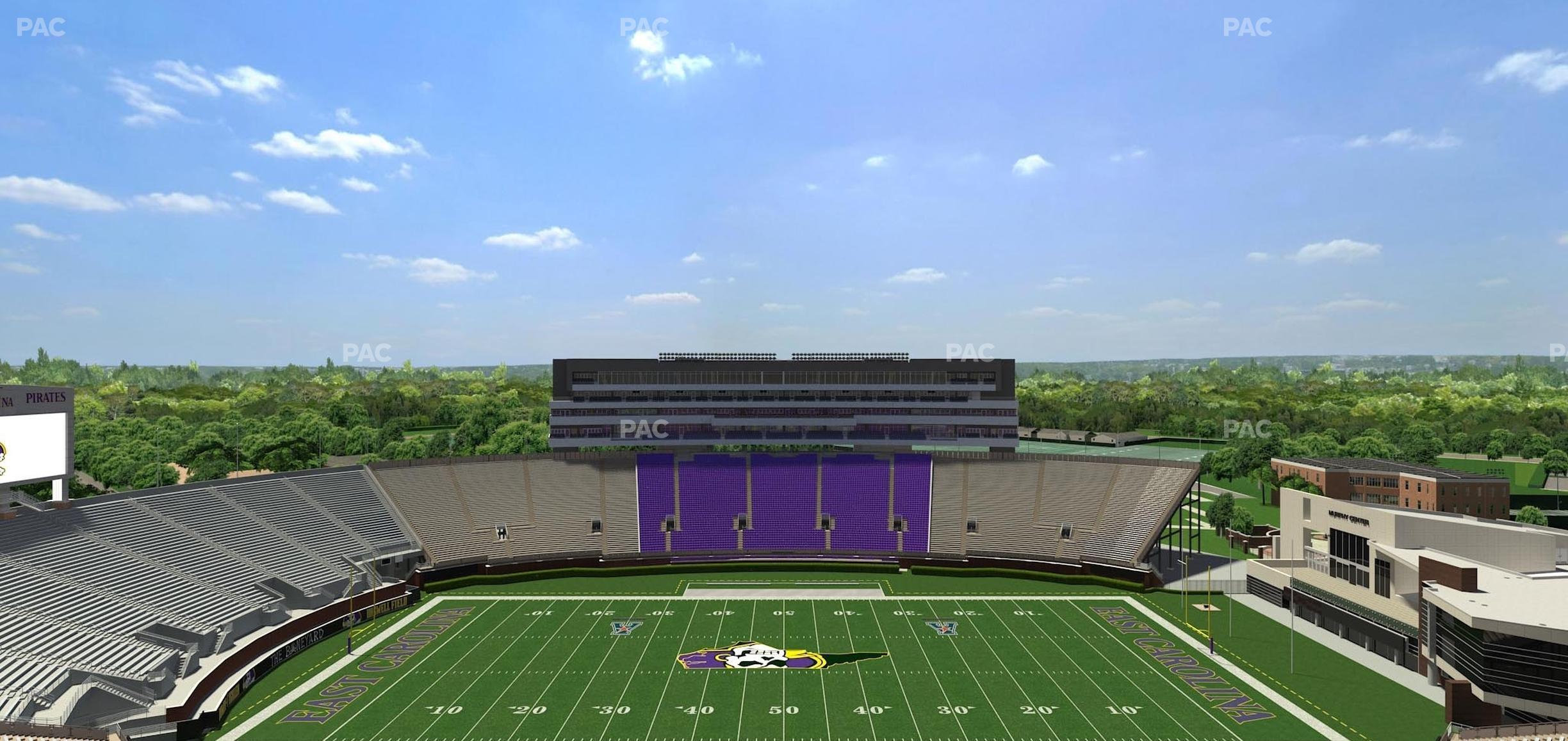 Seating view for Dowdy-Ficklen Stadium Section 217