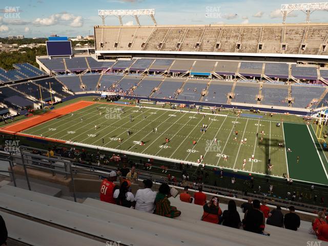 Seating view for Camping World Stadium Section 231