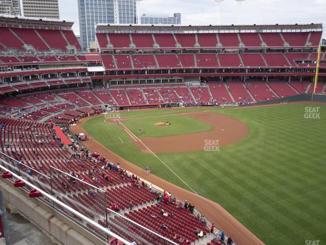 Seating view for Great American Ball Park Section 437