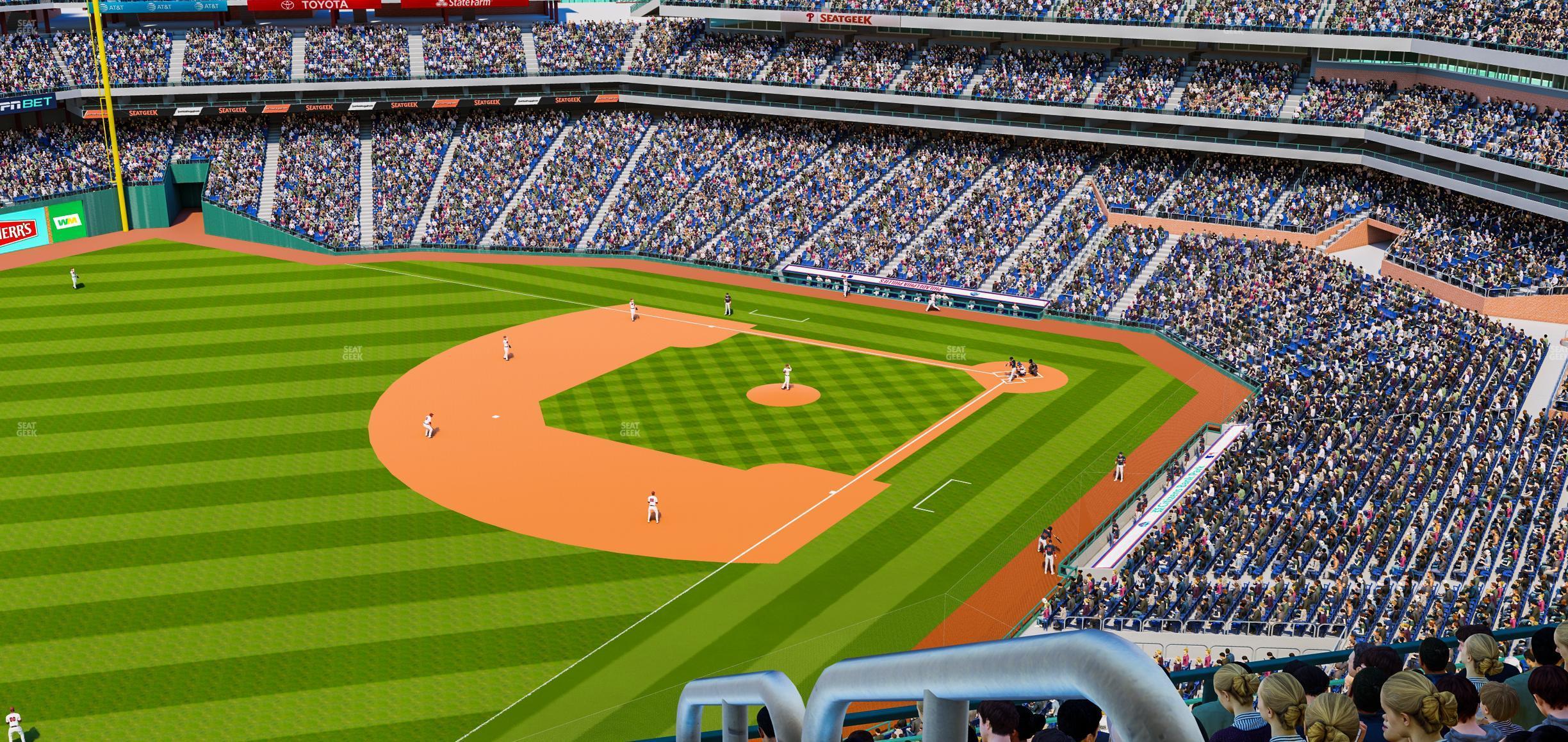 Seating view for Citizens Bank Park Section 432 V