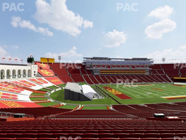 Seating view for Los Angeles Memorial Coliseum Section 226