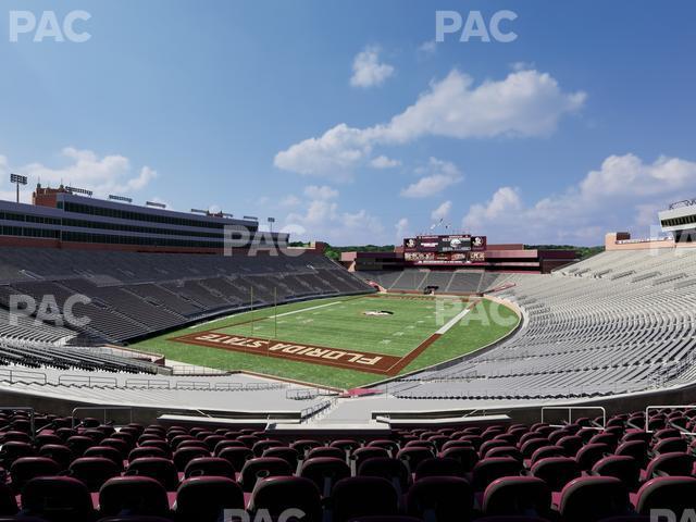 Seating view for Doak Campbell Stadium Section Club 216