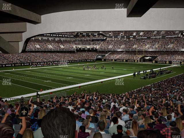 Seating view for Caesars Superdome Section 149